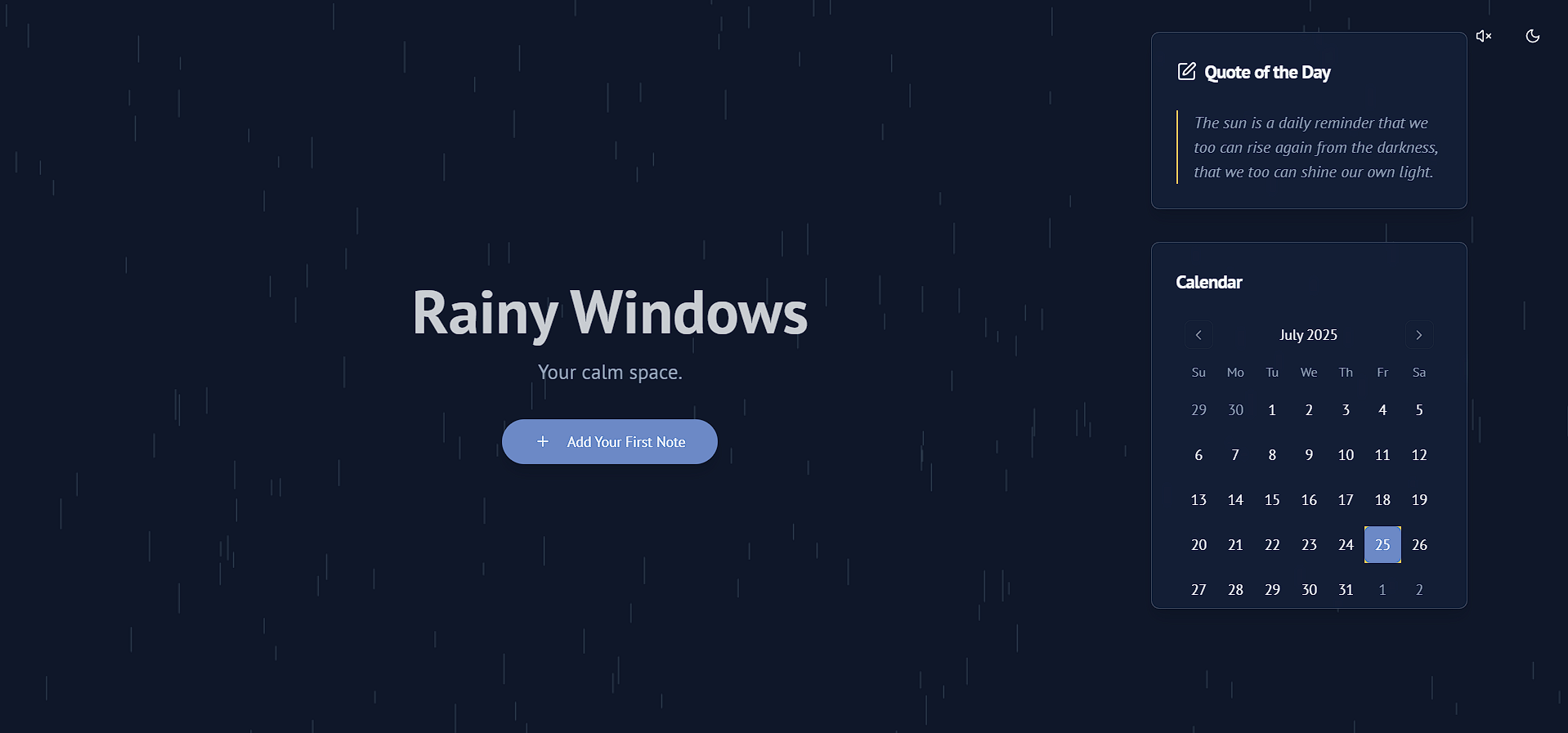 Rainy Windows